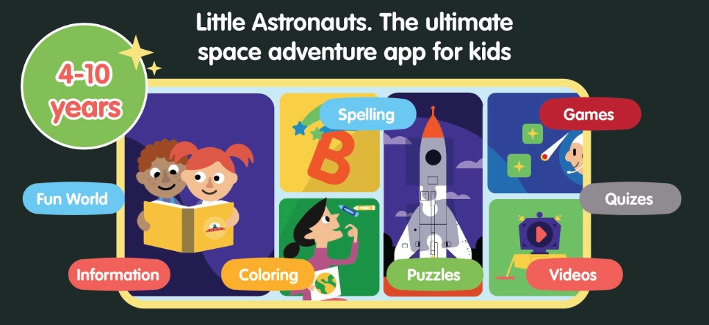Little Astronauts: Space Adventure for Kids screenshot 1