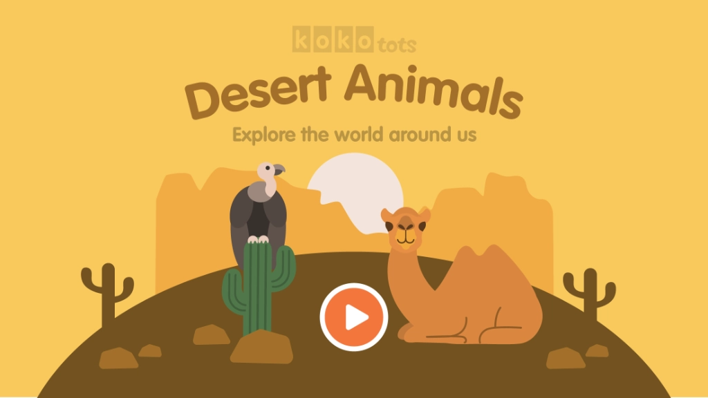 Desert Animals for Kids: Learn Names & Facts screenshot 1