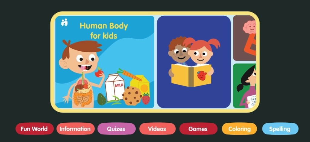 Human Body for Kids: Anatomy Learning screenshot 2